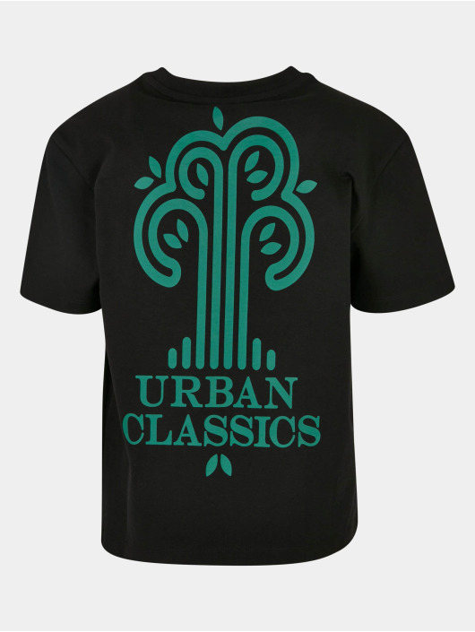Urban Classics T-shirt Boys Organic Tree Logo nero
