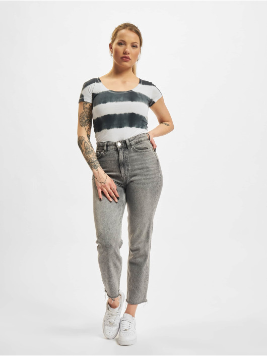Urban Classics T-Shirt Dip Dye Stripe noir