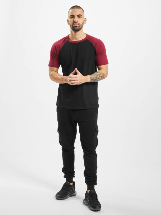 Urban Classics T-Shirt Raglan Contrast noir