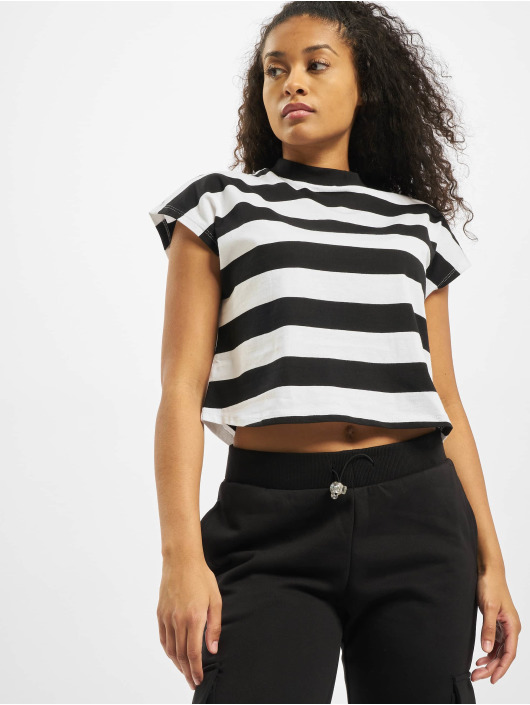 Urban Classics T-Shirt Stripe Short noir