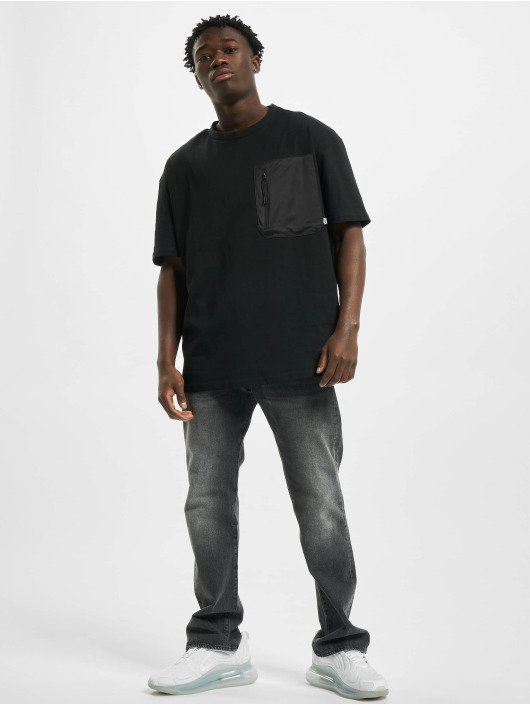 Urban Classics T-Shirt Oversized Big Pocket noir