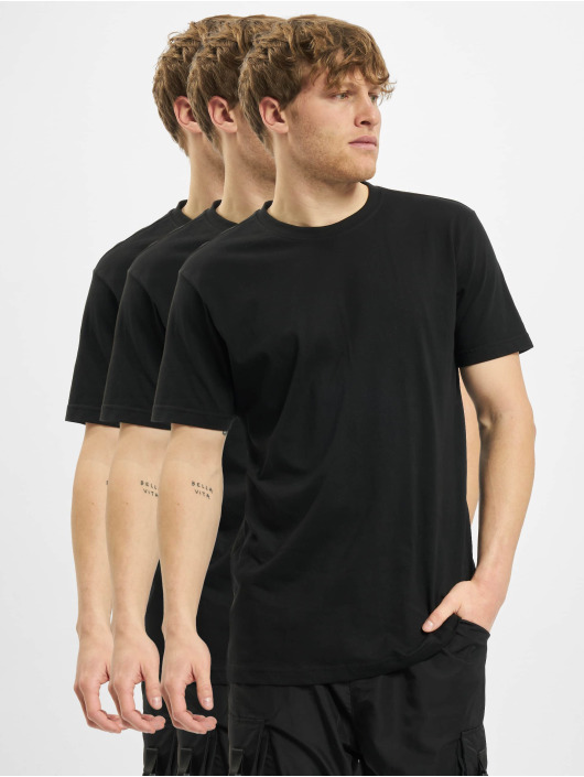 Urban Classics T-Shirt Basic Tee Mix 3-Pack noir