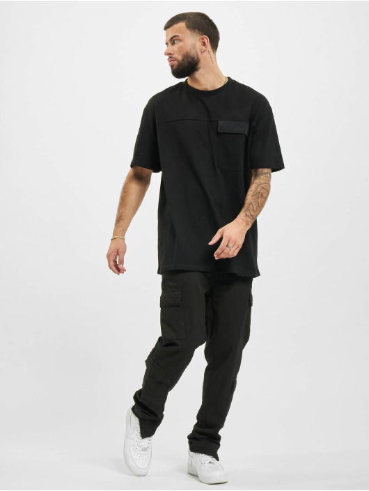 Urban Classics T-Shirt Oversized Big Flap Pocket noir