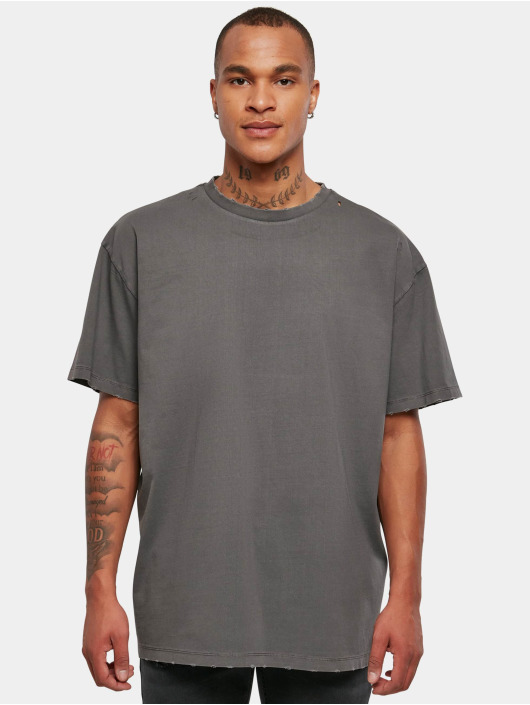Urban Classics T-Shirt Oversized Distressed noir