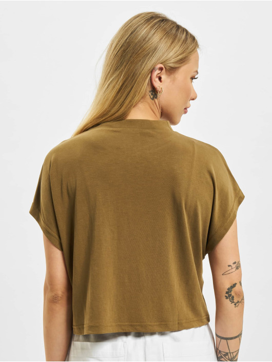 Urban Classics T-Shirt Ladies Modal Short olive