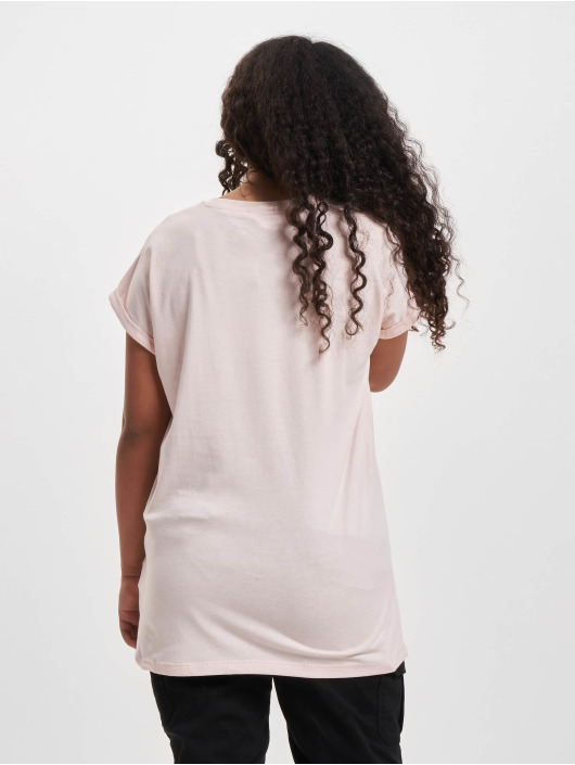 Urban Classics t-shirt Girls Organic Extended Shoulder pink