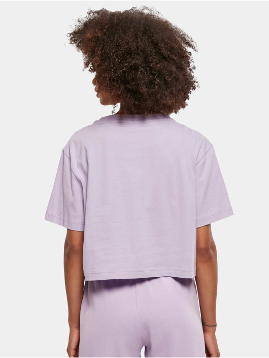 Urban Classics T-Shirt Ladies Short Oversized pourpre