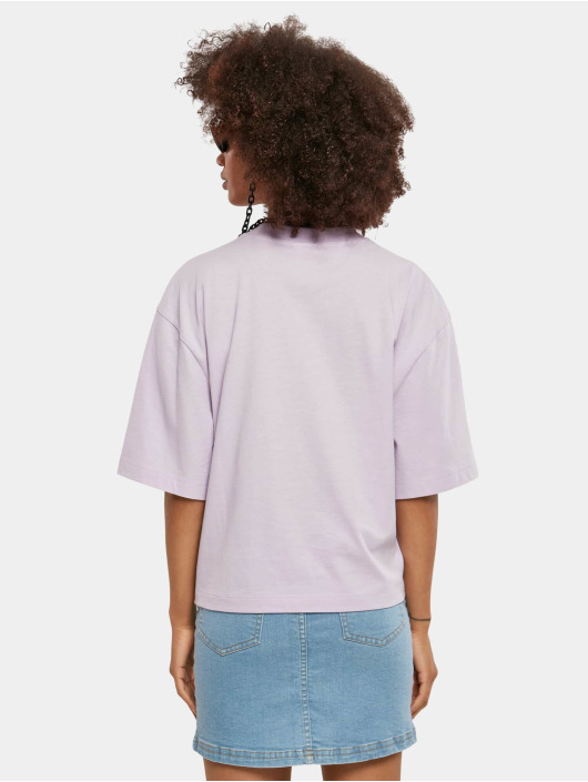 Urban Classics T-Shirt Ladies Organic Oversized purple