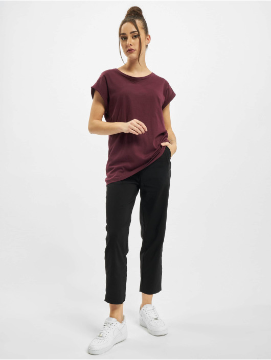 Urban Classics t-shirt Ladies Extended Shoulder rood