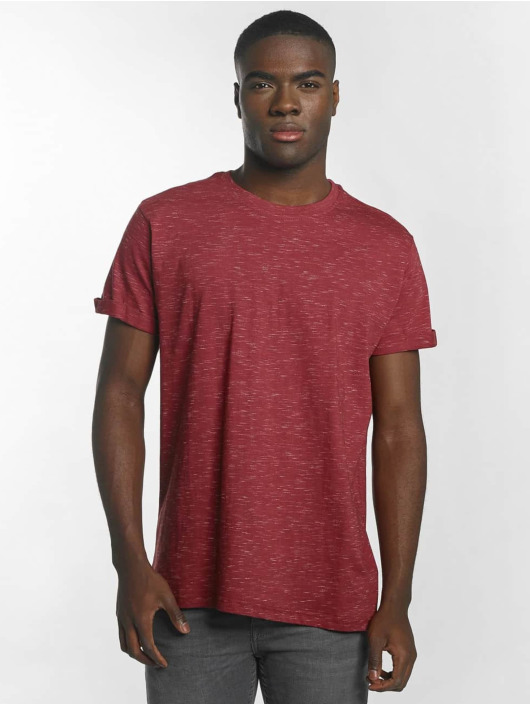 Urban Classics T-Shirt Space Dye Turnup rouge