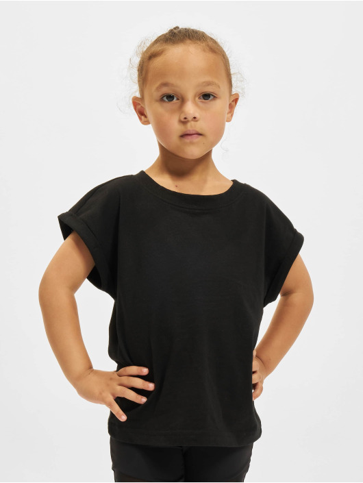 Urban Classics T-Shirt Girls Organic Extended Shoulder schwarz