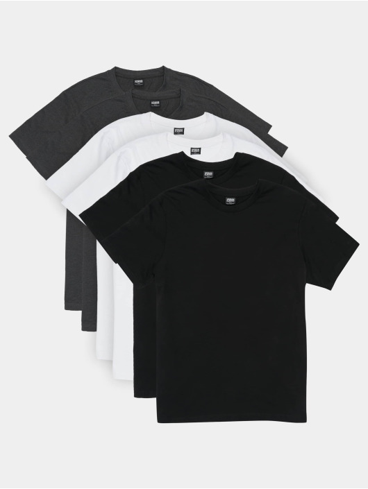 Urban Classics T-Shirt Basic 6 Pack schwarz