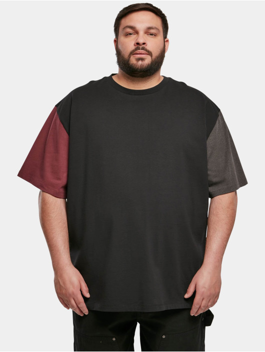 Urban Classics T-shirt Organic Oversized Colorblock svart