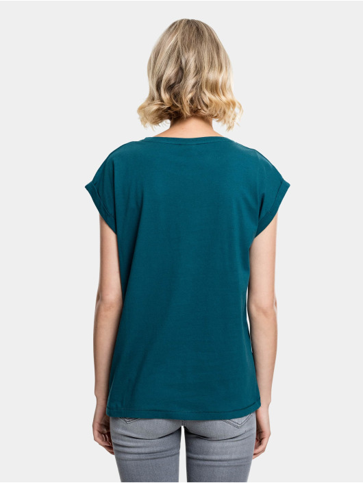 Urban Classics T-Shirt Ladies Extended Shoulder turquoise