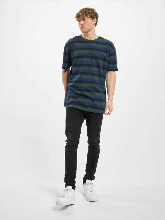 Urban Classics T-Shirt College Stripe Tee vert