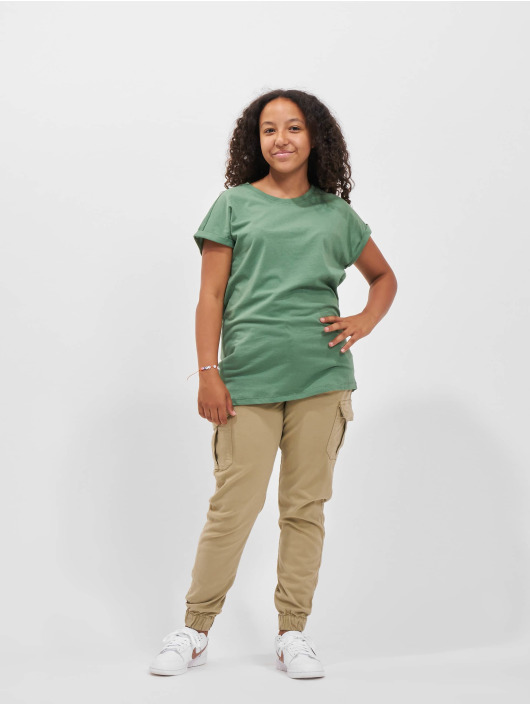 Urban Classics T-Shirt Girls Organic Extended Shoulder vert