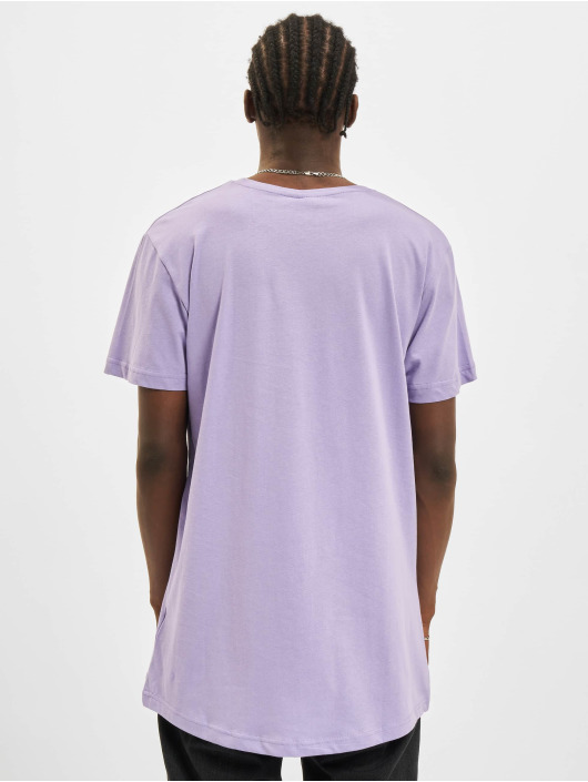Urban Classics T-Shirt Shaped Long violet