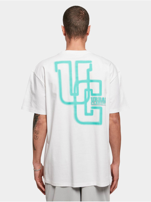 Urban Classics T-Shirt Glow Logo weiß
