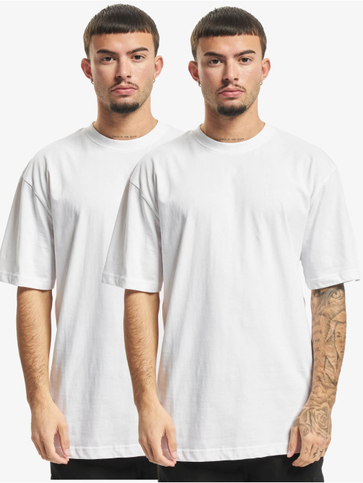 Urban Classics T-Shirt Tall 2-Pack white
