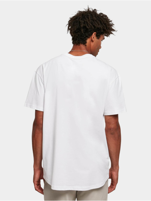 Urban Classics t-shirt Recycled Curved Shoulder wit