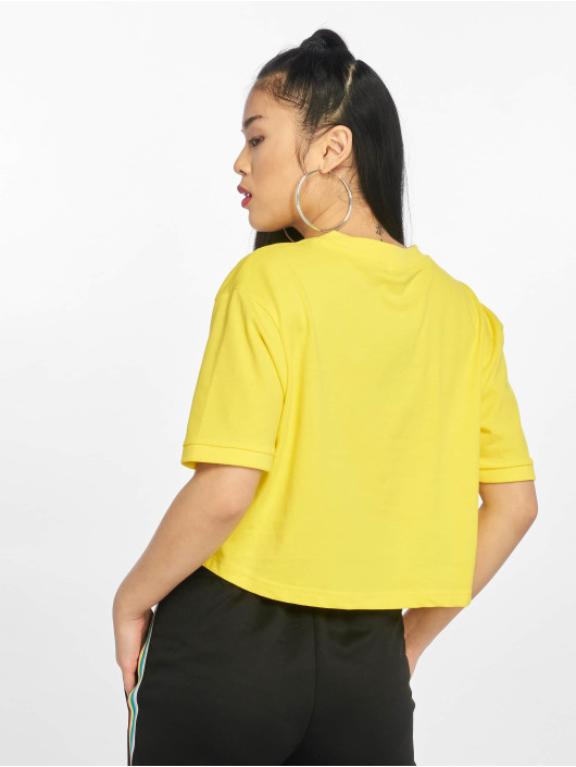 Urban Classics T-Shirt Multicolor Side Taped yellow