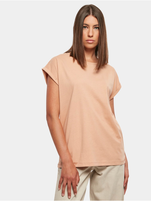 Urban Classics T-Shirt Ladies Extended Shoulder yellow