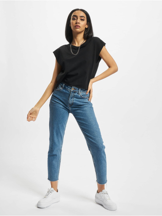 Urban Classics t-shirt Ladies Organic Short zwart
