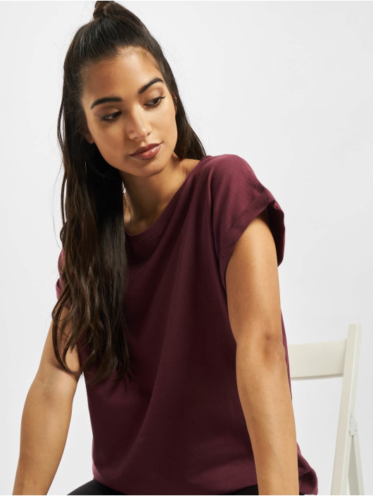 Urban Classics T-shirts Extended Shoulder rød