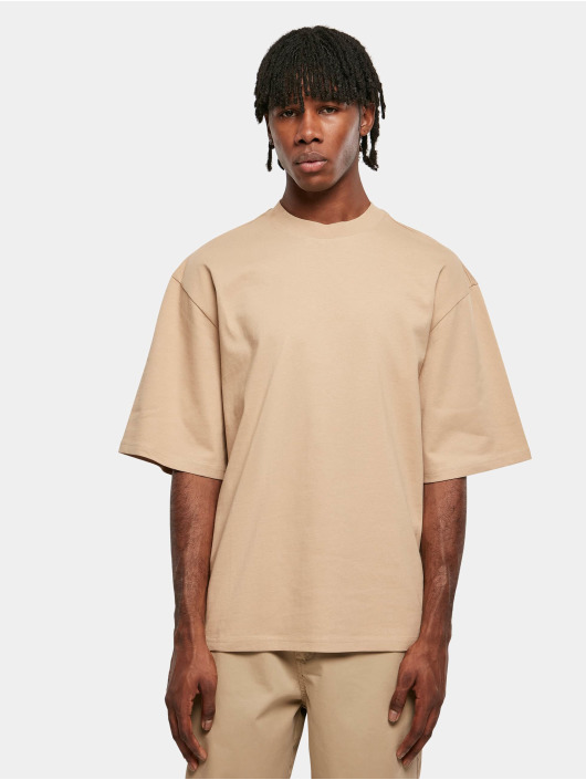 Urban Classics T-Shirty Organic Oversized bezowy