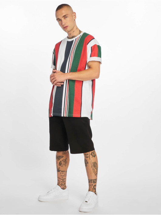 Urban Classics T-Shirty Heavy Oversized Big Stripe bialy