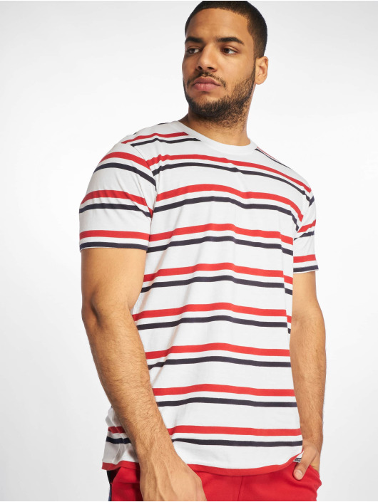 Urban Classics T-Shirty Yarn Dyed Skate Stripe bialy