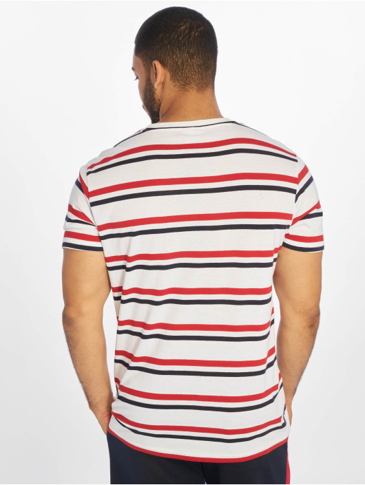 Urban Classics T-Shirty Yarn Dyed Skate Stripe bialy