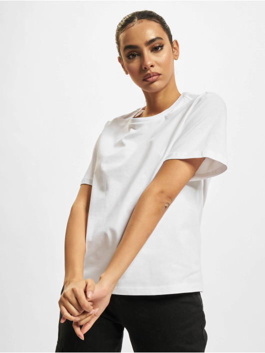 Urban Classics T-Shirty Ladies Recycled Cotton Boxy bialy
