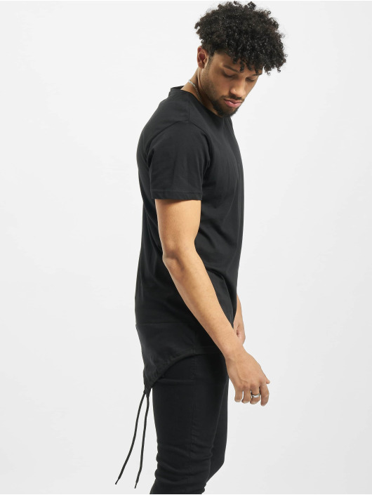 Urban Classics T-Shirty Long Tail czarny