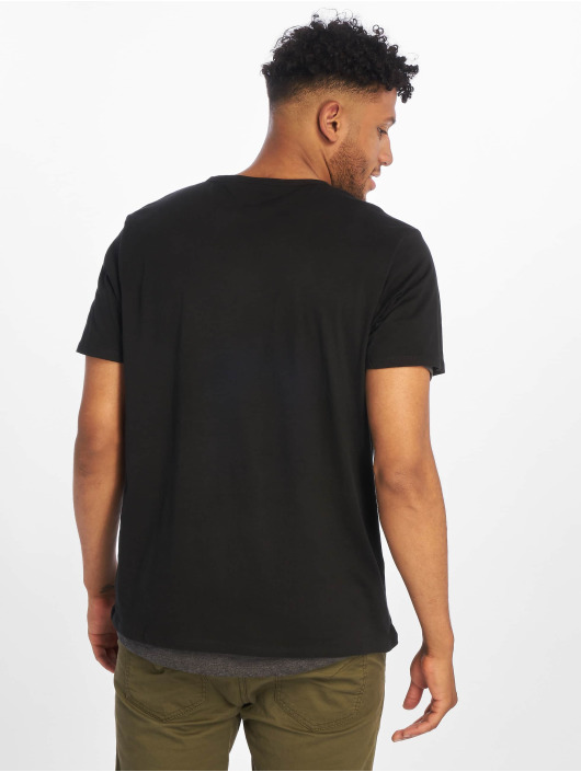 Urban Classics T-Shirty Full Double Layered czarny