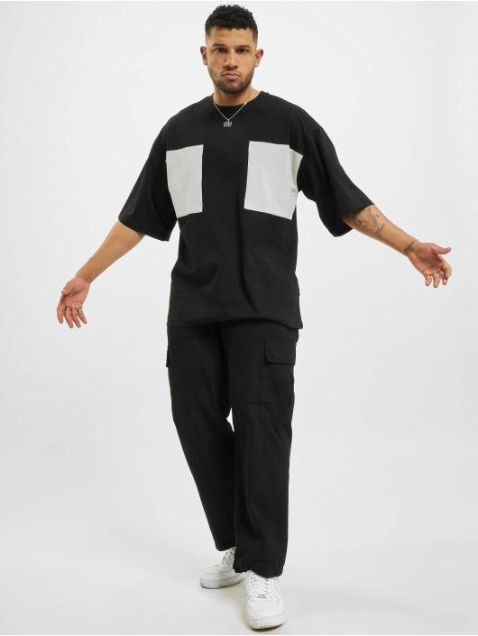 Urban Classics T-Shirty Big Double Pocket czarny