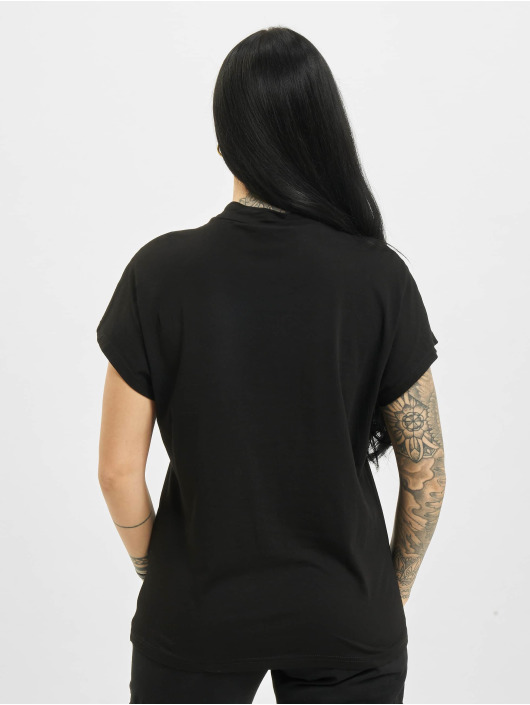 Urban Classics T-Shirty Oversized Cut On Sleeve Viscose czarny