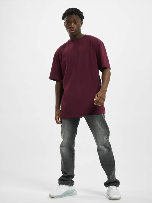 Urban Classics T-Shirty Tall czerwony