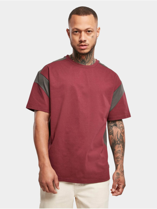 Urban Classics T-Shirty Active czerwony