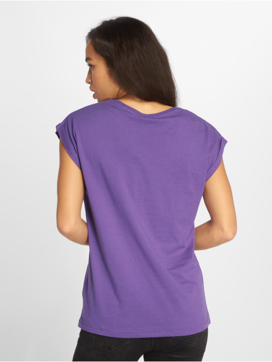 Urban Classics T-Shirty Extended fioletowy