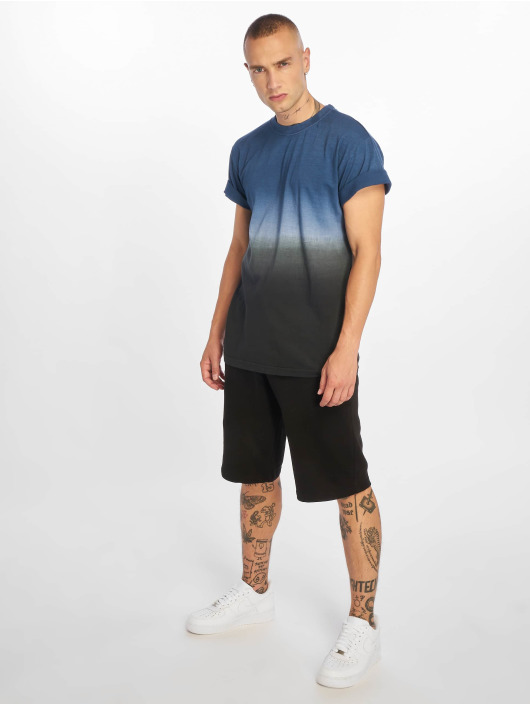 Urban Classics T-Shirty Dip Dyed niebieski