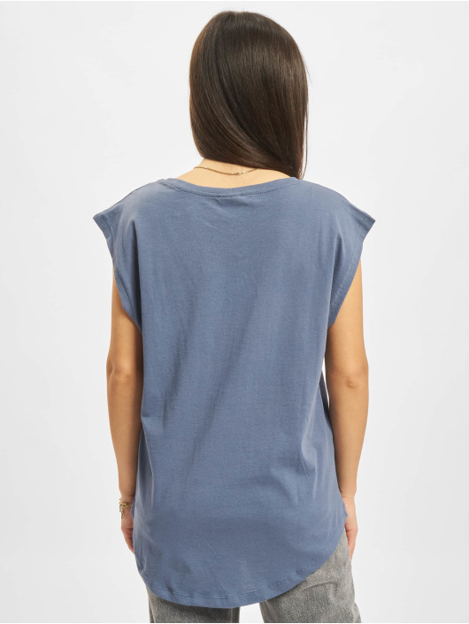 Urban Classics T-Shirty Basic Shaped niebieski