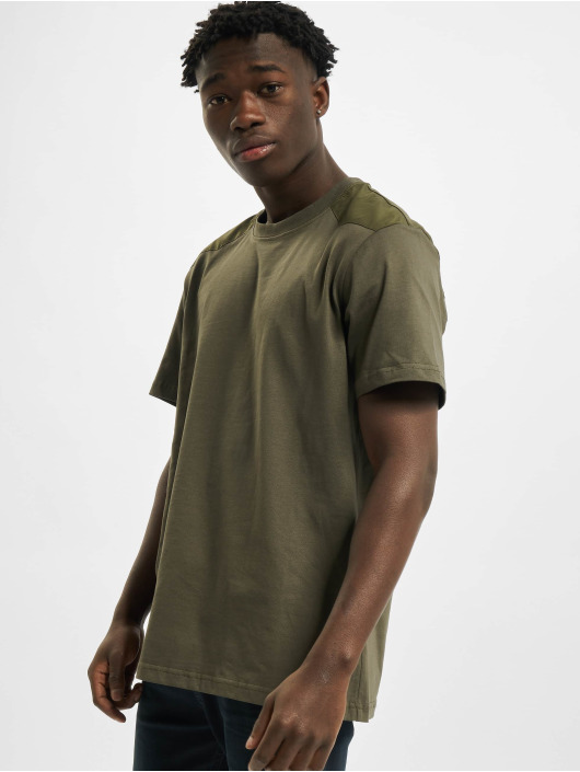 Urban Classics T-Shirty Military oliwkowy