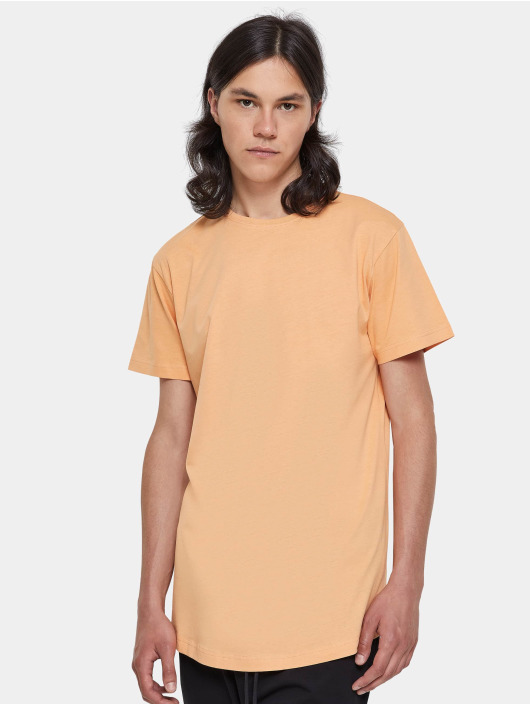 Urban Classics T-Shirty Shaped Long pomaranczowy