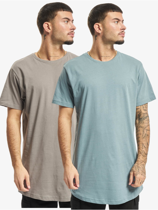 Urban Classics T-Shirty Pre-Pack Shaped 2-Pack szary