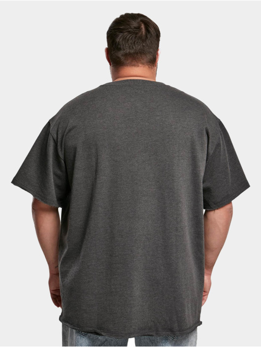 Urban Classics T-Shirty Herringbone Terry szary
