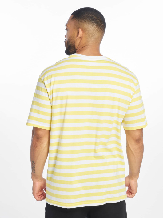 Urban Classics T-Shirty Oversized Yarn Dyed Bold Stripe zólty