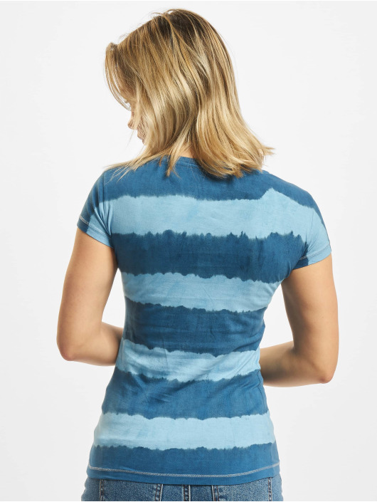 Urban Classics T-skjorter Dip Dye Stripe blå