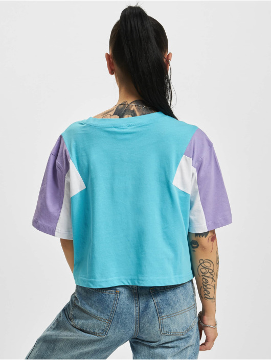 Urban Classics T-skjorter 3-Tone Short Oversize blå