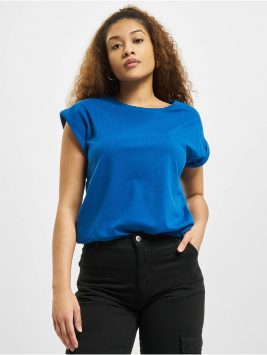 Urban Classics T-skjorter Extended Shoulder blå